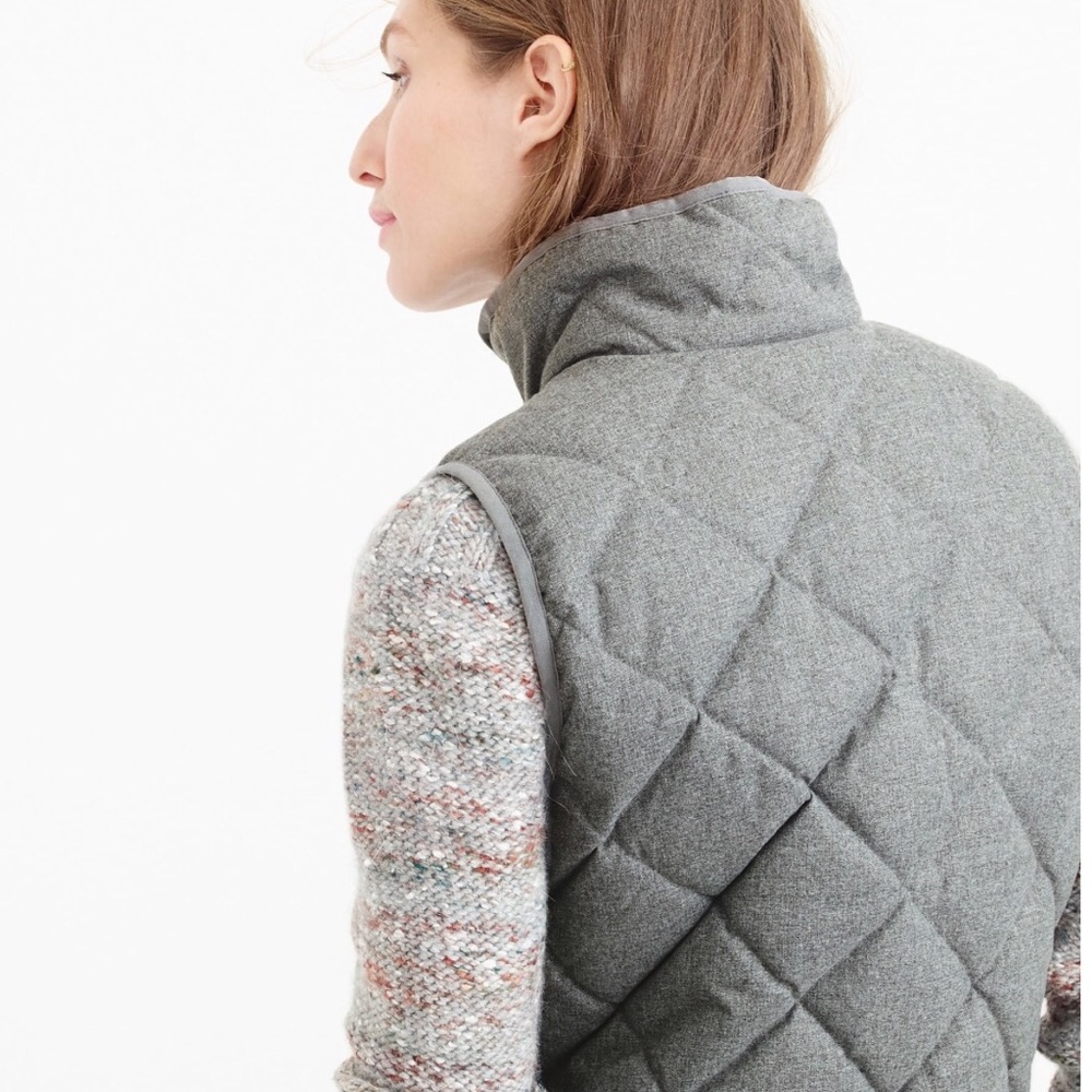 JCrew Quilted Puffer Vest - Picture 5 of 6